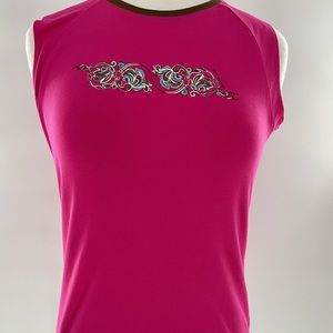 The North Face Womens Hot Pink Sleeveless Top Size Large